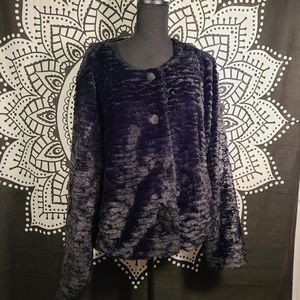 Torrid fuzzy black jacket